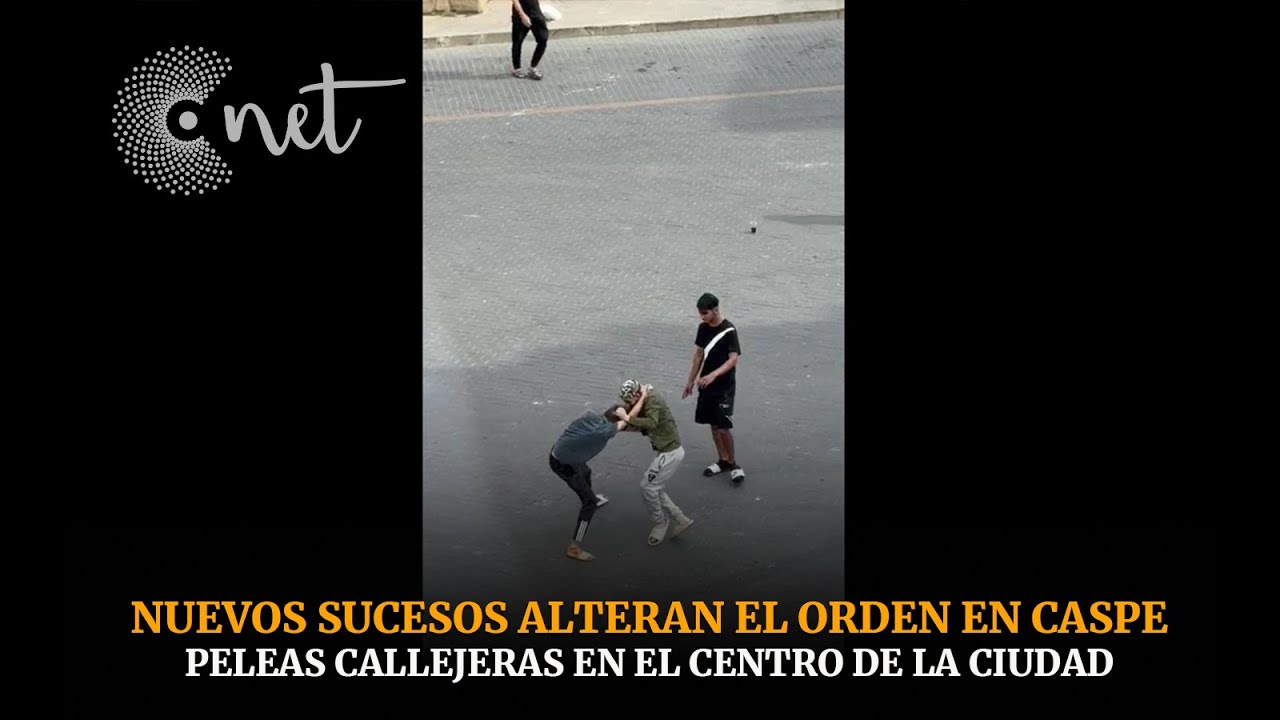 Nuevos SUCESOS | Dos PELEAS callejeras en CASPE 2025
