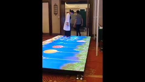 Interactive LED Video Dance Floor