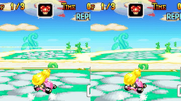 mGBA 0.8-5714 | Mario Kart: Super Circuit High-Res Scale Comparison