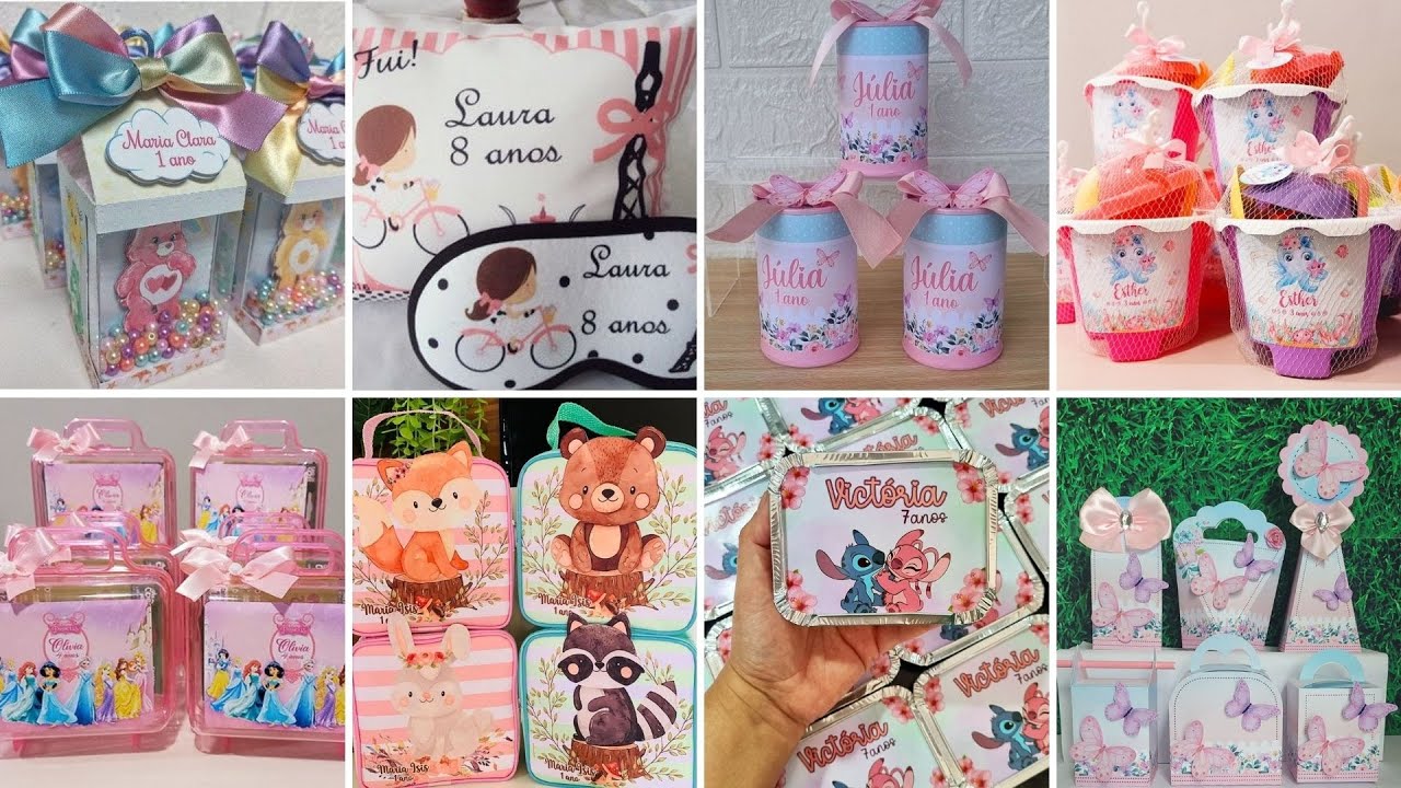 21 Lembrancinhas para Festa de MENINAS | Ideias Incríveis para a sua Festa #personalizados #party