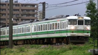 115系N35編成　信越本線上り快速新井行き3374M