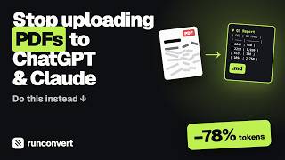 Full Convert Any PDF to Markdown for ChatGPT & Claude (Free, 78% Fewer Tokens) Guide