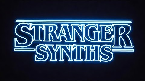 STRANGER SYNTHS - 1 HOUR synthwave session from the Upside Down | 1 Hora de synthwave del revés
