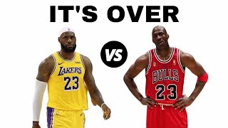 LEBRON WILL NEVER BE BETTER THAN JORDAN!! LEBRON FANS ARE FOUL!
