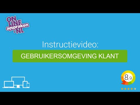 Instructievideo: Gebruikersomgeving voor de klant