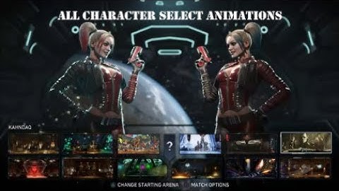 INJUSTICE 2 - ALL CHARACTER SELECT ANIMATIONS!!!!