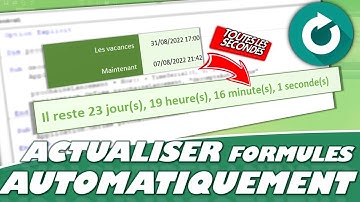 Comment automatiser la mise à jour des formules Excel ?