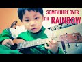 Somewhere over the rainbow, covered by Feng E when he was six years old