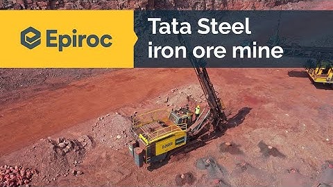 Epiroc SmartROC D65 and BenchREMOTE in action with Tata Steel in India