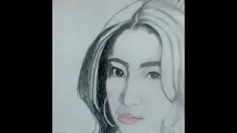 Nadine Lustre on my artwork 😊😍