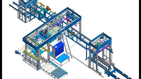 Automatic stacker and lower rotary strip packing machine