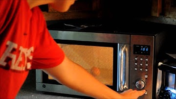 Exploding Egg In A Microwave