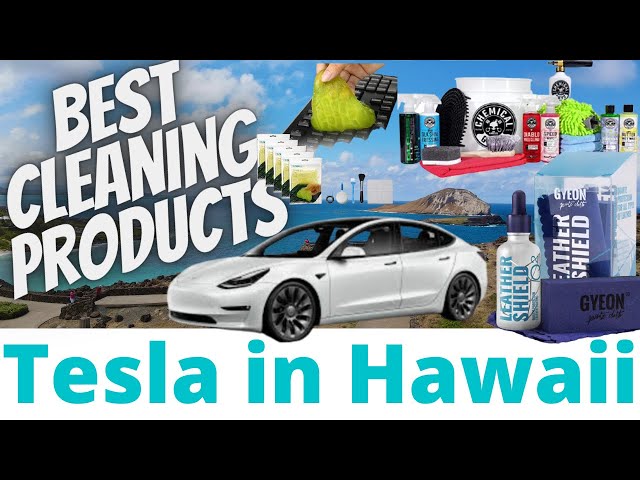 BEST TESLA MODEL 3 CLEANING PRODUCTS - INTERIOR & EXTERIOR 