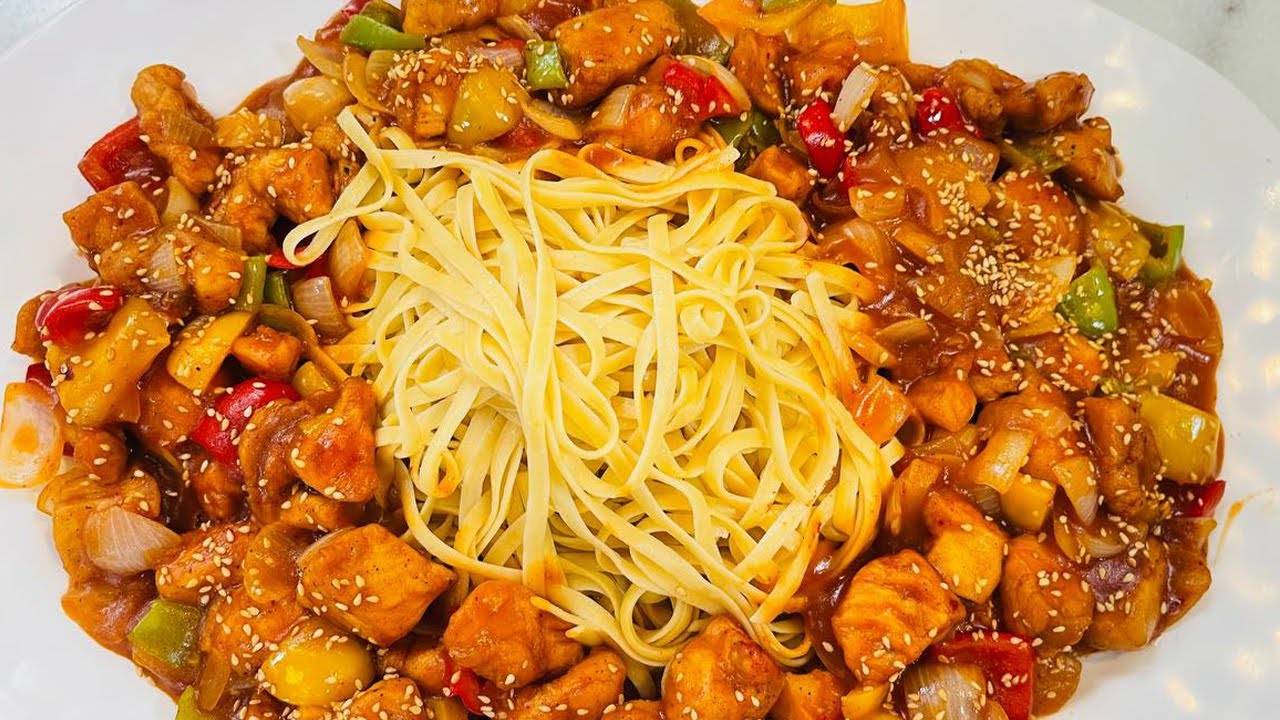 طريقة عمل دجاج سويت آند ساور | العزومة مع الشيف فاطمة أبو حاتي