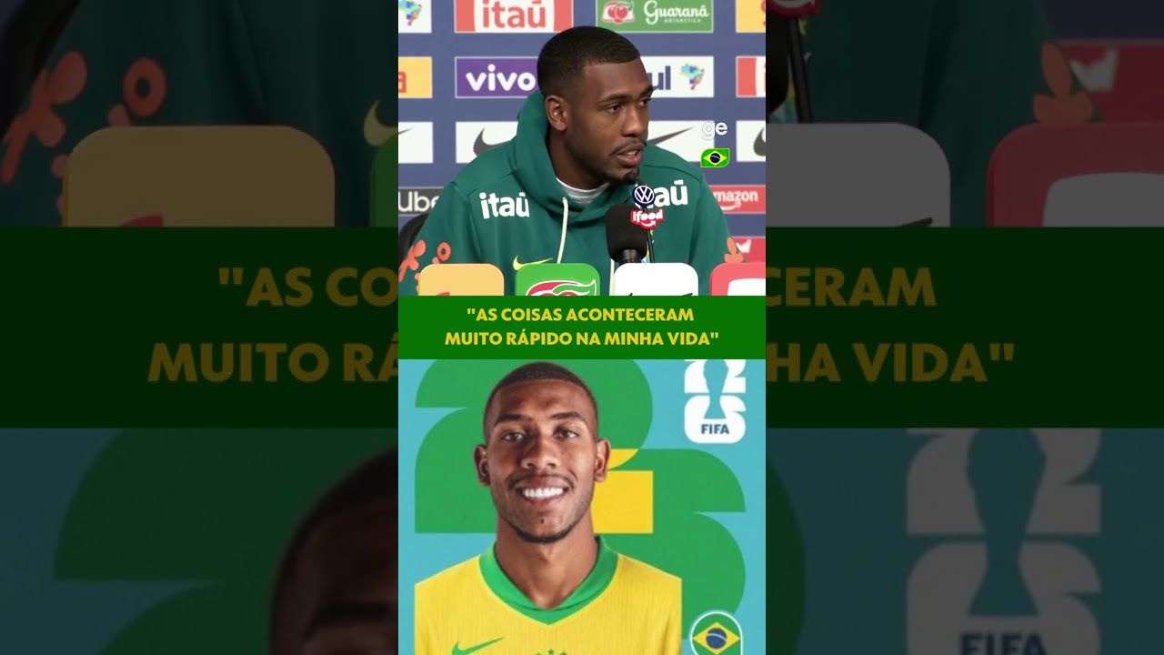 "AS COISAS ACONTECERAM MUITO RÁPIDO", DIZ RAYAN | #shorts | Copa do Mundo 2026 | ge.globo