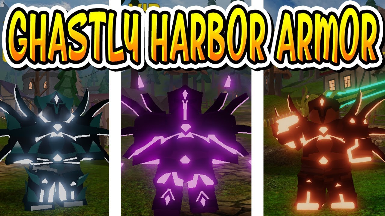 New Armor In Ghastly Harbor In Dungeon Quest Roblox Youtube