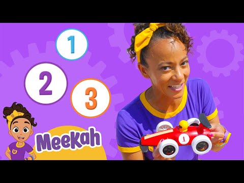 Meekah Counts Formula 1 Cars 🚗 Meekah Learns | 123 for Kids | Toddler Learning Videos
