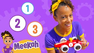 meekah counts formula 1 cars meekah learns 123 kids toddler