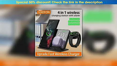 Editor’s Choice 3 in 1 Wireless Charger For Samsung Galaxy Watch 6 5 Pro Fast Charging Station For•