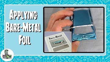 Model Car Garage Tips and Tech - Bare Metal Foil Demonstration - How To Apply Bare Metal Foil