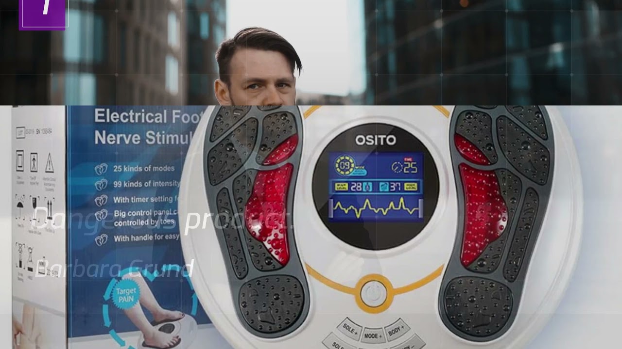 Osito Foot Massager Legs Blood Circulation Tens EMS Pulse Pain Relief