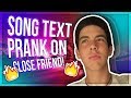 Text Lyric Prank On A Close Friend! Jocelyn Flores XXXTENTACION YouTube