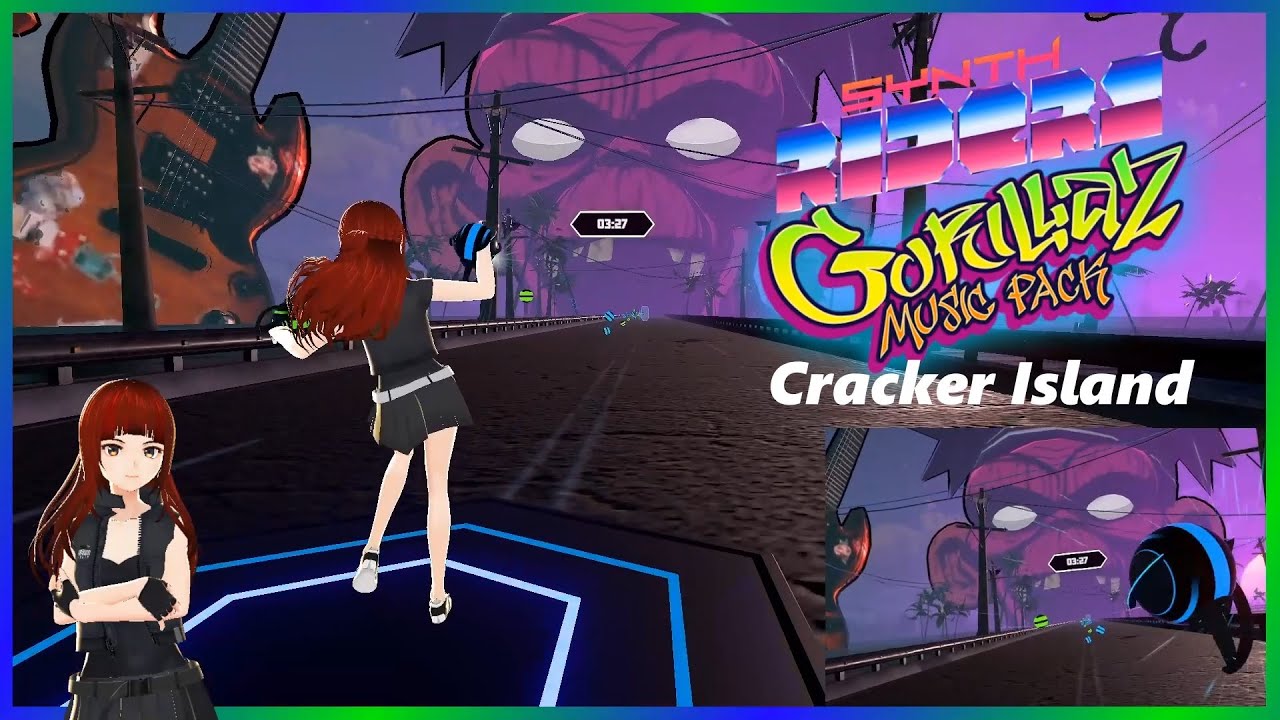 Gorillaz - Cracker Island | Synth Riders | LIV | Map: DLC