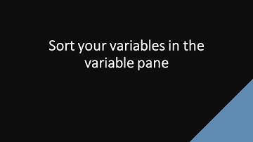 SDAS Stata TechTok - Sort your variables in the variable pane