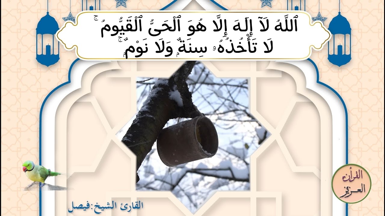 قال النبي عليه الصلاة والسلام(من قرأ آية الكرسي دبر كل صلاة مكتوبة لم يمنعه من دخول الجنة إلا الموت)