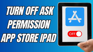How To Turn Off Ask Permission On App Store iPAD (NEW WAY)