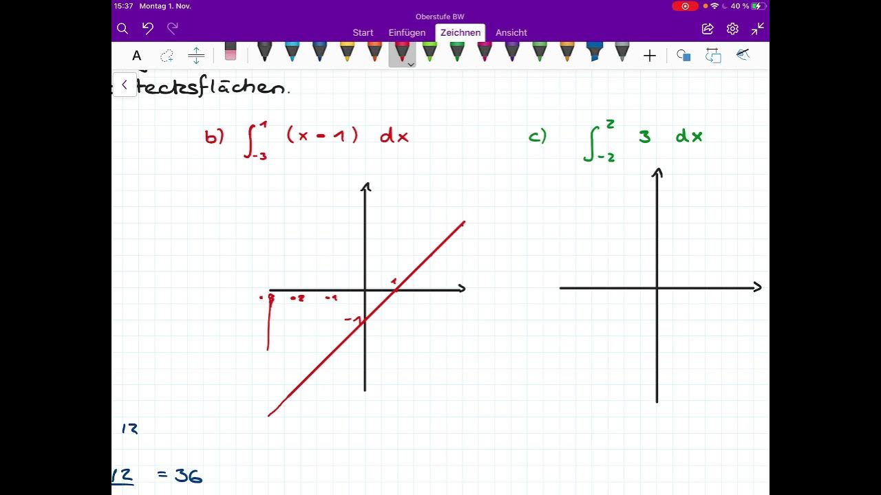 Bestimmen Sie Das Integral Mithilfe Von Dreiecks Und Rechtecksflächen