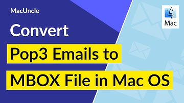 How to Convert Pop3 Emails to Mbox File in Mac OS?