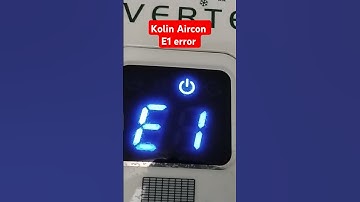 kolin Aircon split type E1 error