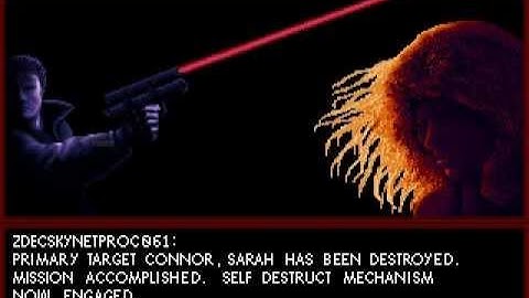 Terminator (1990) DOS - Terminator ENDING