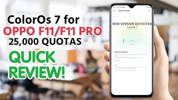 Color os 7 available for Oppo F11 and F11 pro, Android 10 for Oppo F11 and F11 pro ,Oppo f11/f11 pro
