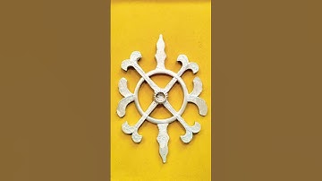 Metal Casting of a Beautiful Sand Pattern