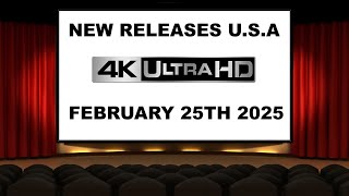 NEW 4K UHD Releases [FEBRUARY 25TH 2025 | U.S.A | Links Included]