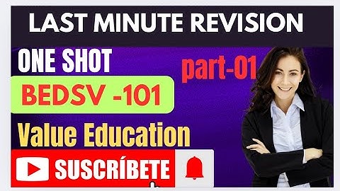 LMR SERIES ONE SHOT OF BEDSV-101|| VALUE EDUCATION|| part-01#bscgeneral #bag#bcom