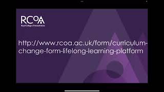 RCoA Lifelong Learning: do I need to download my 2010 portfolio?