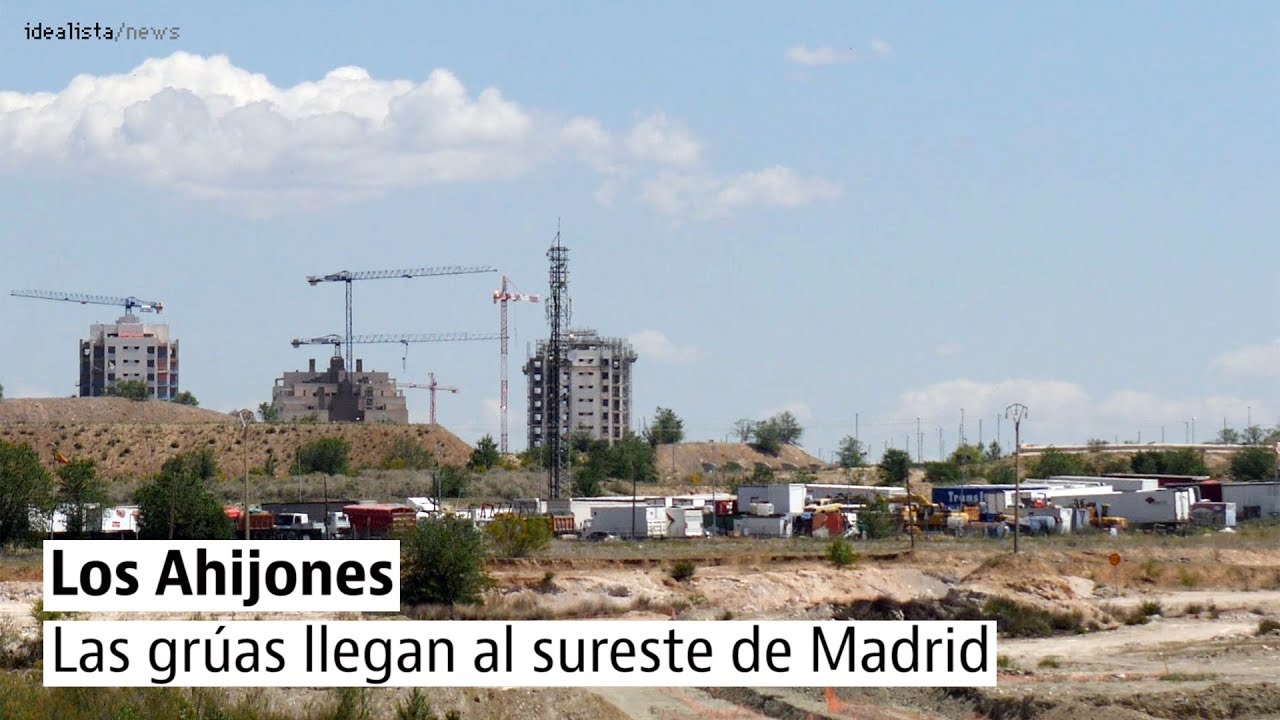 Las grúas llegan a Los Ahijones, el desarrollo de Madrid con vivienda asequible