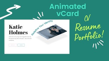 Redefine Your Identity by Creating vCard Website | Animated vCard, CV/Resume Theme | unRovr WP Theme