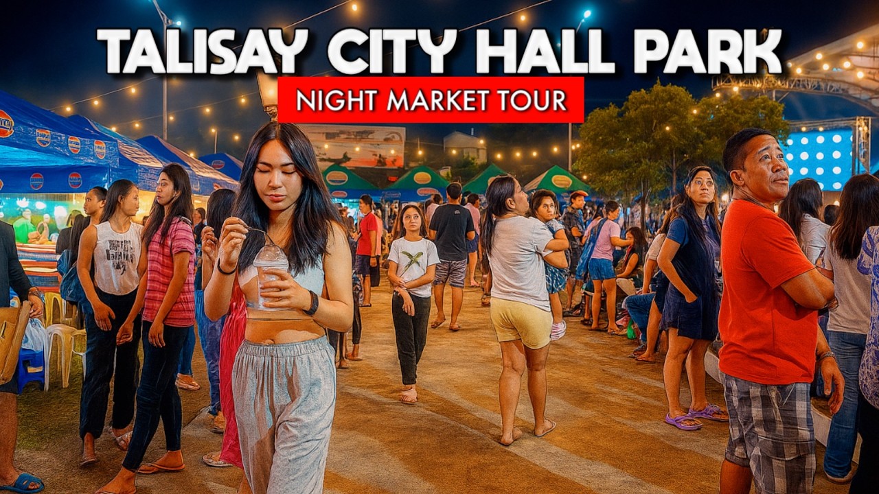 🐵 [HD #CEBU 🇵🇭 ] Talisay City Fiesta 2025 Night Market Tour 