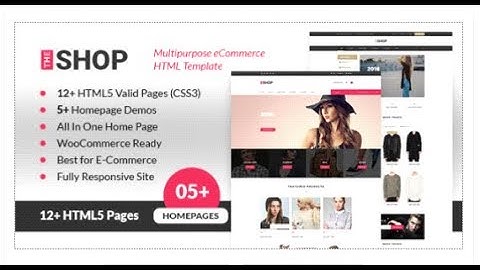 The Shop | Multipurpose e-commerce HTML Template | Themeforest Templates