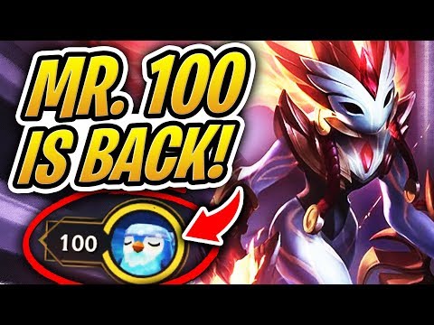 MR. 100 IS BACK W/ ANOTHER PERFECT TFT GAME! | Teamfight Tactics | League Of Legends Auto Chess