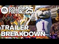 EA College Football 25 Trailer FULL BREAKDOWN (Easter Eggs & More)