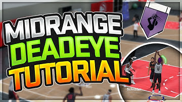 NBA 2K18 Tips: HOW TO GET MID RANGE DEADEYE - HOW TO GET HALL OF FAME MID RANGE DEADEYE TUTORIAL!