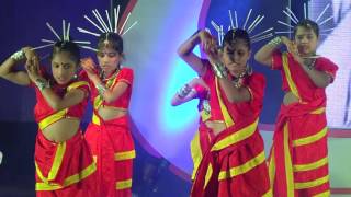 S E International School annual day 2015-2016 IVth std O re Kanchi song dance