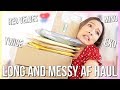 LONG AND MESSY AF KPOP HAUL: EXO, TWICE, RED VELVET, NCT127, JENNIE...