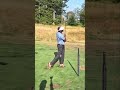 Vijay showing an anti-hook drill by forcing you to swing left through impact