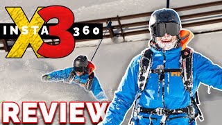 Die beste Kamera um dich beim Skifahren zu filmen ?! | Insta 360 X3 Review